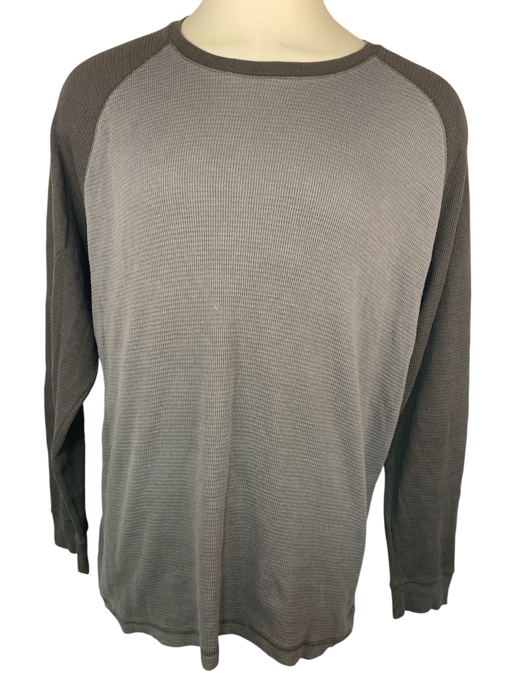 Red Head Long Sleeve Thermal Shirt - Gray Men’s 2XL